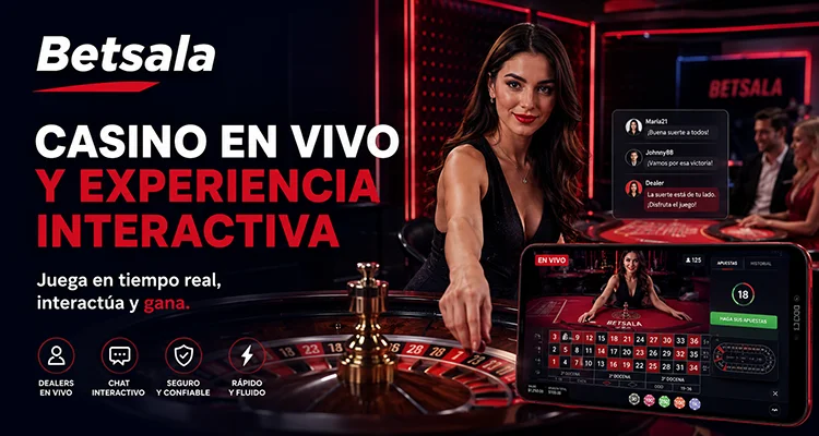 Casino en vivo y  experiencia interactiva