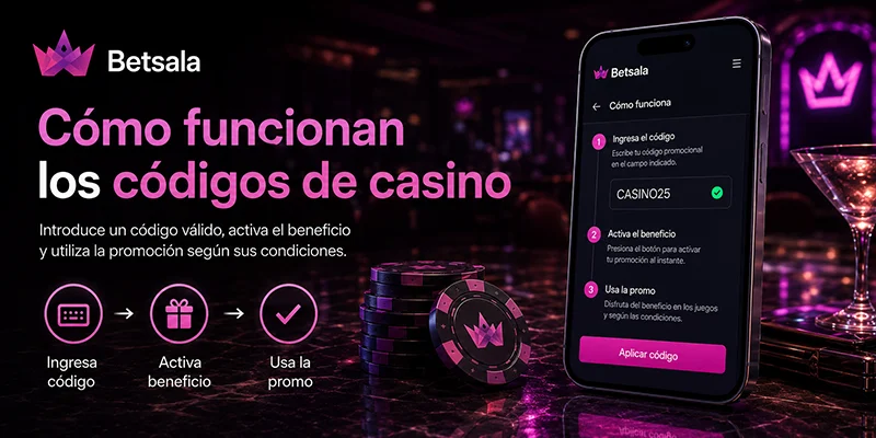 Cómo funcionan los códigos de casino