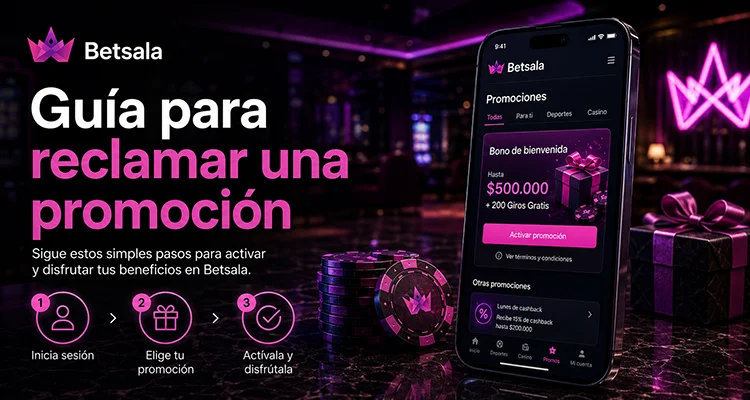 Guía para reclamar una promoción