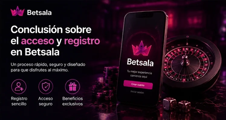 Conclusión sobre el acceso y registro en Betsala