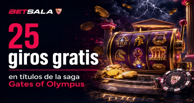 25 giros gratis en títulos de la saga Gates of Olympus