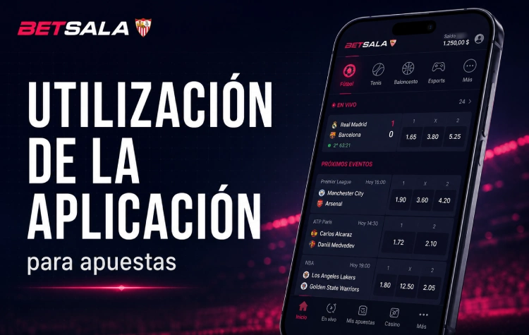 Utilización de la aplicación para apuestas